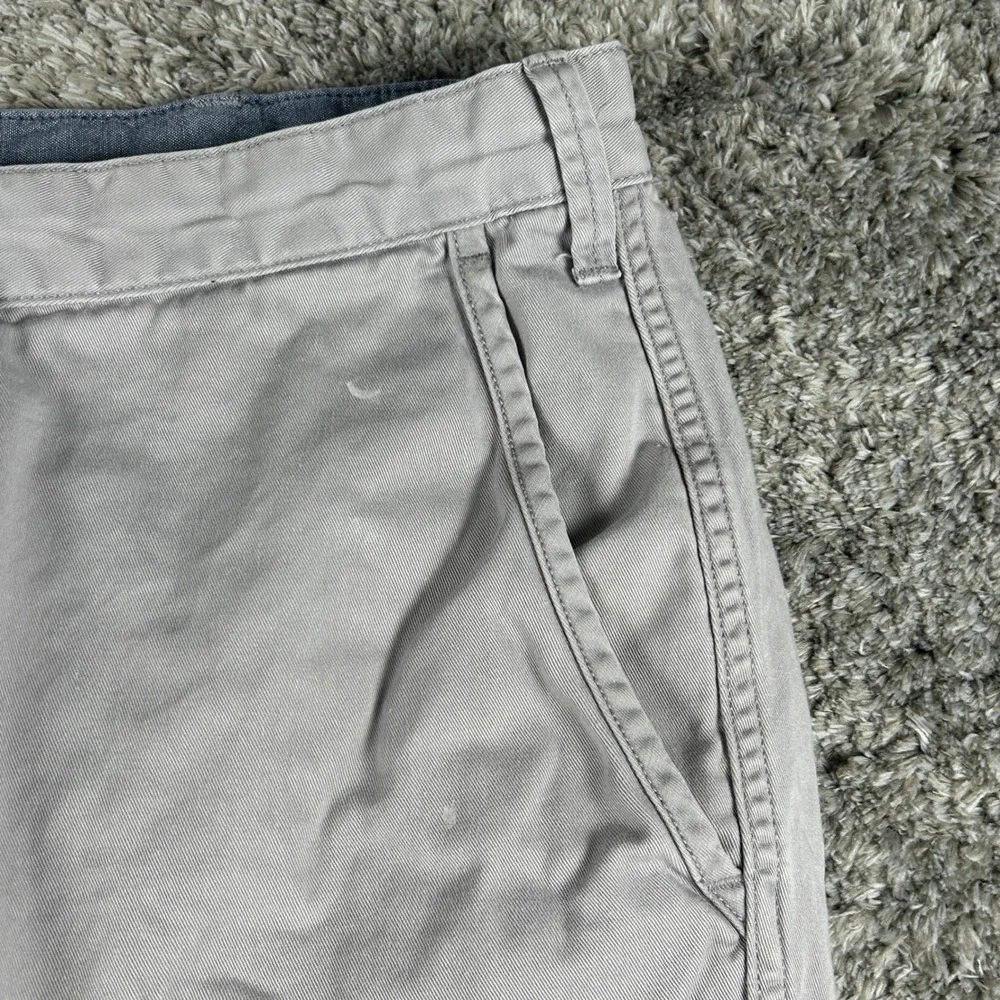 Polo Ralph Lauren Classic Fit Shorts Mens 44x10 Grey Chino Twill Cotton Casual